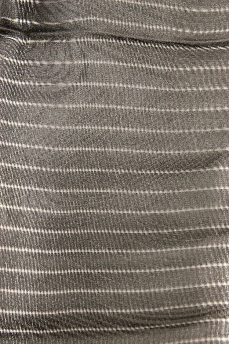 detail of black summer silk scarf