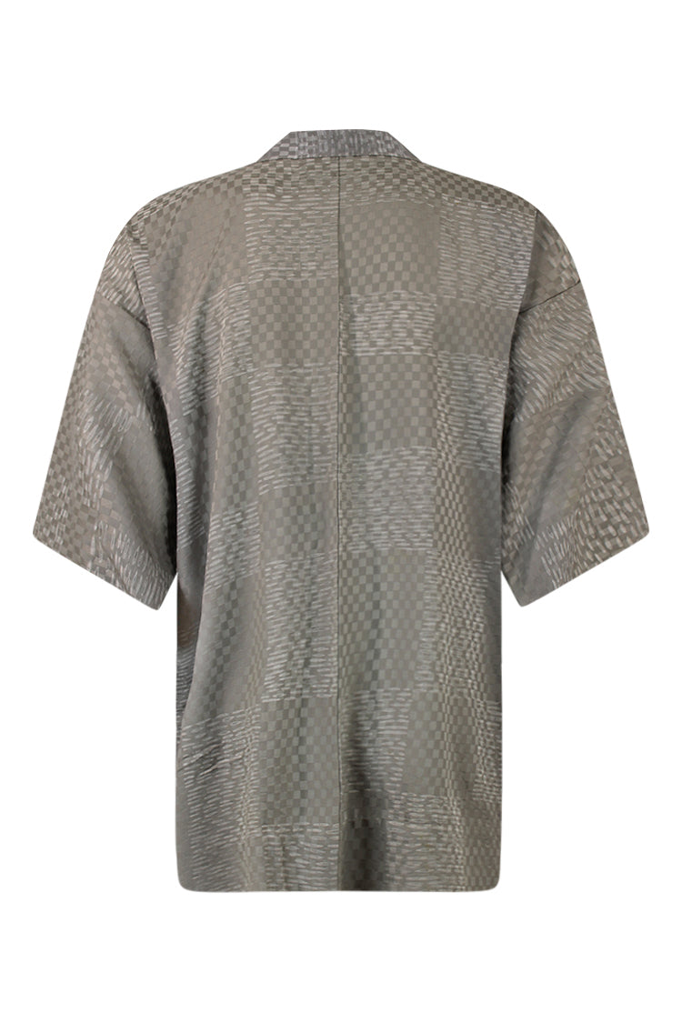 jacket kinsha unlined gray - Kiku 