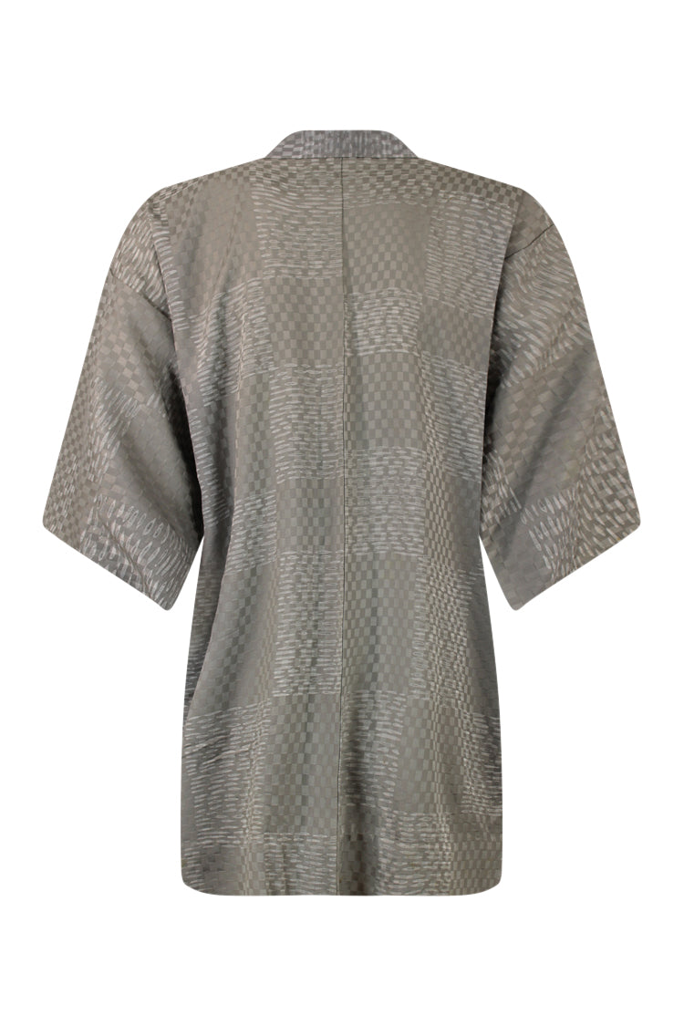 jacket kinsha unlined gray - Kiku 