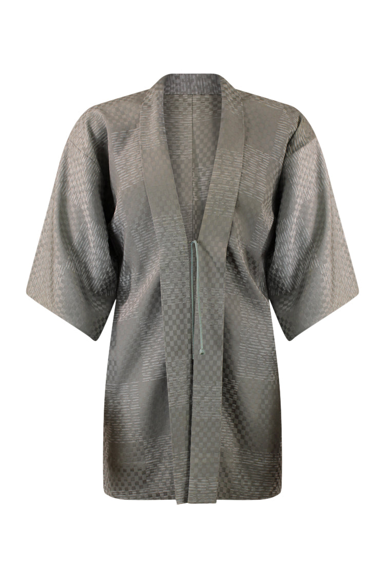 jacket kinsha unlined gray - Kiku 