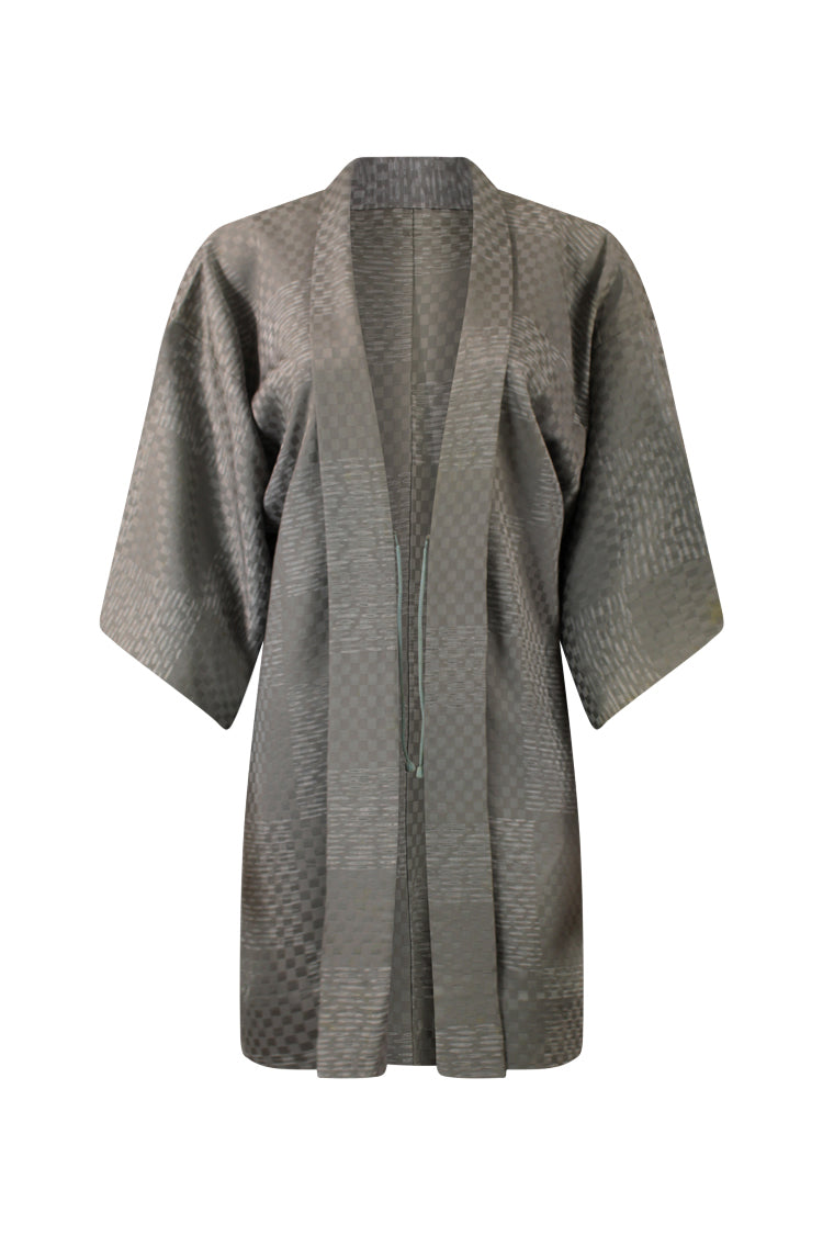 jacket kinsha unlined gray - Kiku 