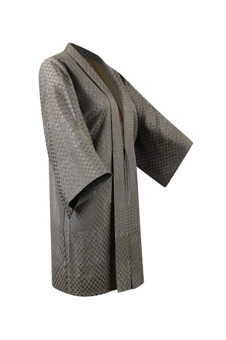 jacket kinsha unlined gray - Kiku 