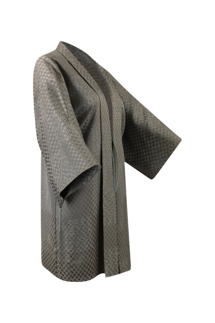 jacket kinsha unlined gray - Kiku 