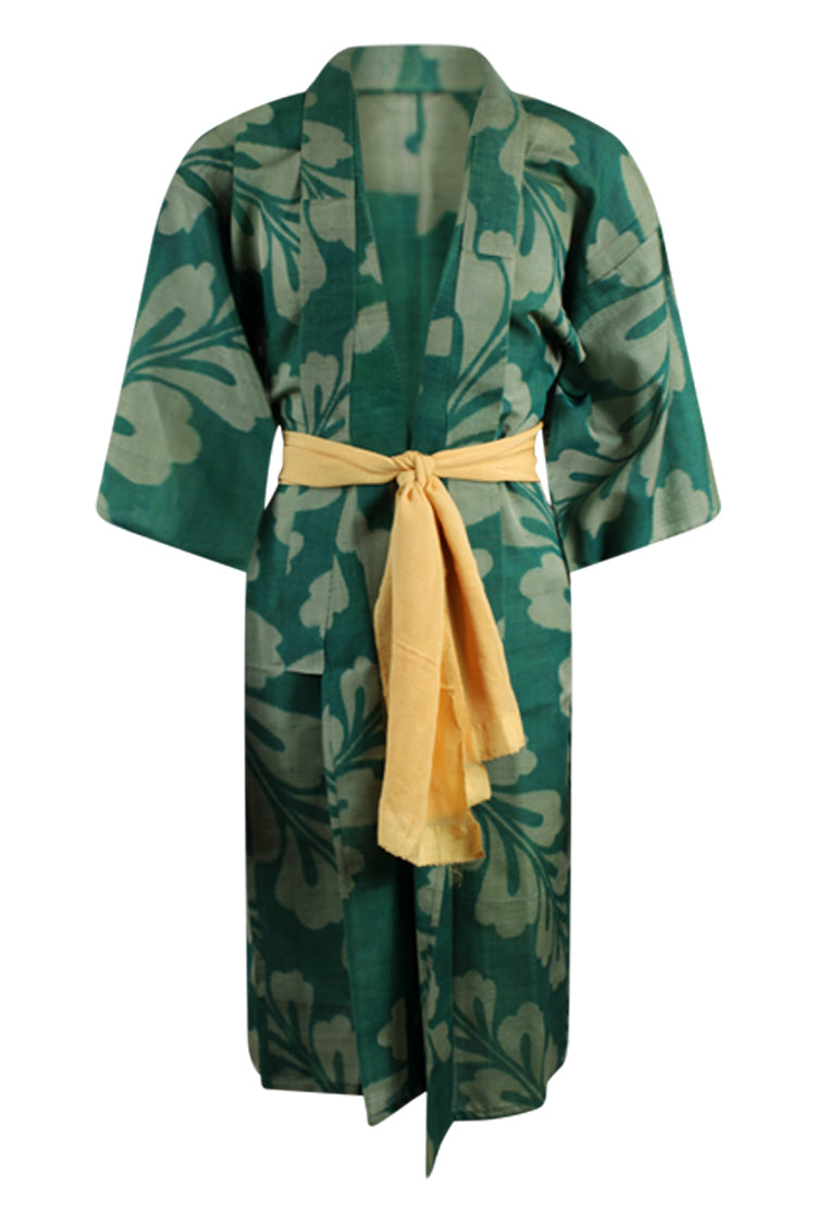 Sashed green kimono on large model