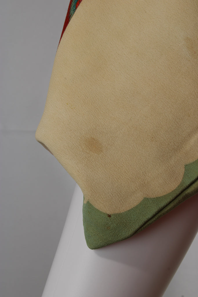 Small spot on sleeve of vintage kimono