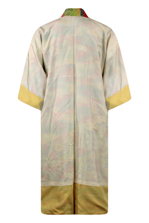 lining in excellent condition for colorful vintage kimono