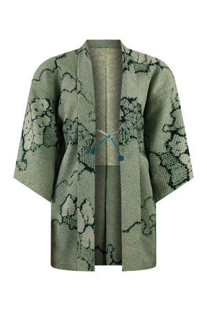 beautiful upcycled kimono jacket with refashioned sleeves