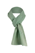 Lime green silk sash scarf - Kiku 
