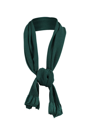 Dark turquoise  silk sash scarf
